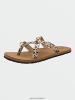 Z0ZR081028 Leopard Women Stone 2 Step Sandals Volcom Footwear - Image 11