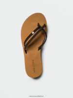 Z0ZR081032 Black Women Thrills II Sandal Volcom Footwear - Image 5