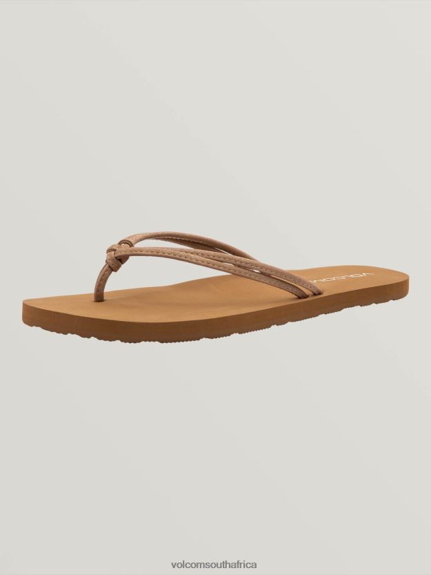 Z0ZR081034 Tan Women Forever And Ever Ii Sandal Volcom Footwear - Image 2