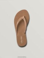 Z0ZR081034 Tan Women Forever And Ever Ii Sandal Volcom Footwear - Image 4