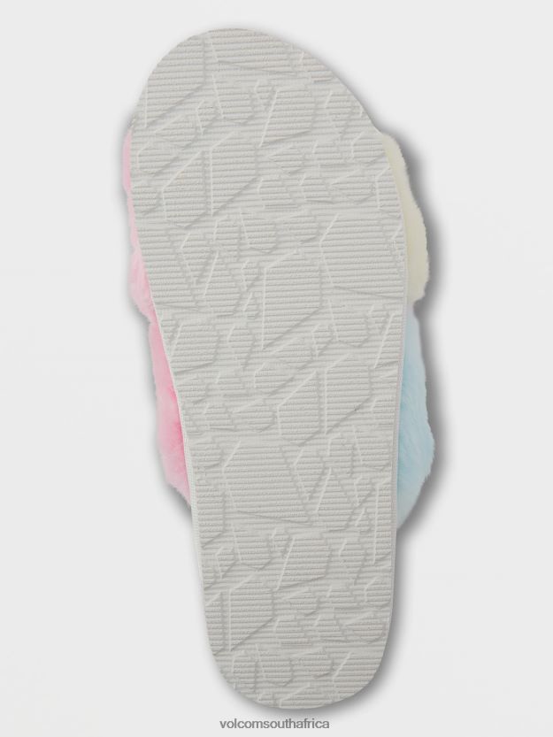 Z0ZR081035 Tie Dye Women Lived In Lounge Slip Sandal Volcom Footwear - Image 5
