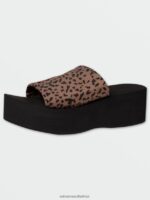Z0ZR081036 Animal Print Women Simple Hi-Scraper Sandal Volcom Footwear - Image 2