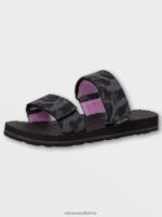 Z0ZR081037 Black Out Women Eco Recliner Slide Volcom Footwear - Image 2