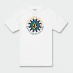 Z0ZR08103 White Men Las Vegas Short Sleeve Tee Volcom Clothing