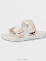 Z0ZR081040 Star White Women Eco Recliner Slide Volcom Footwear - Image 2