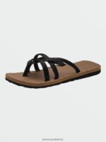 Z0ZR081043 Black Women Eco Concourse Trail Sandals Volcom Footwear - Image 11