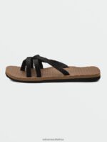 Z0ZR081043 Black Women Eco Concourse Trail Sandals Volcom Footwear - Image 6