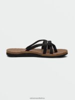Z0ZR081043 Black Women Eco Concourse Trail Sandals Volcom Footwear - Image 8