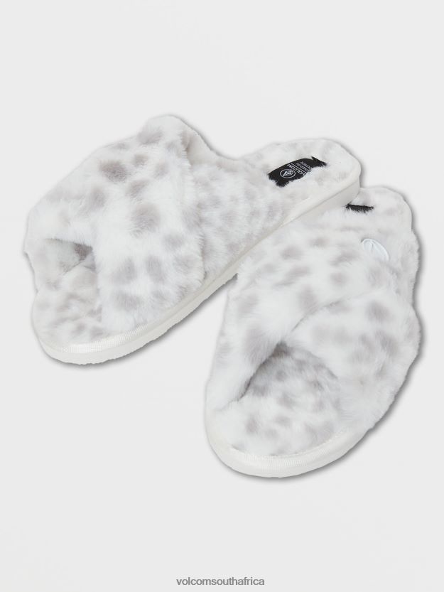 Z0ZR081047 Star White Women Lived in Lounge Slip Sandal Volcom Footwear - Image 1