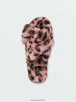 Z0ZR081049 Raisin Women Lived in Lounge Slip Sandal Volcom Footwear - Image 4