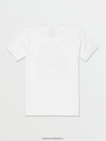 Z0ZR08104 White Men Colorado Short Sleeve Tee Volcom Clothing - Image 2