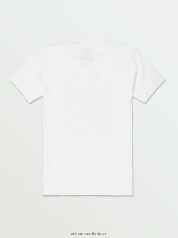 Z0ZR08104 White Men Colorado Short Sleeve Tee Volcom Clothing - Image 3