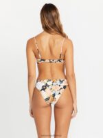 Z0ZR081060 Multi Women Gold Dust V Neck Bikini Top Volcom Clothing - Image 3