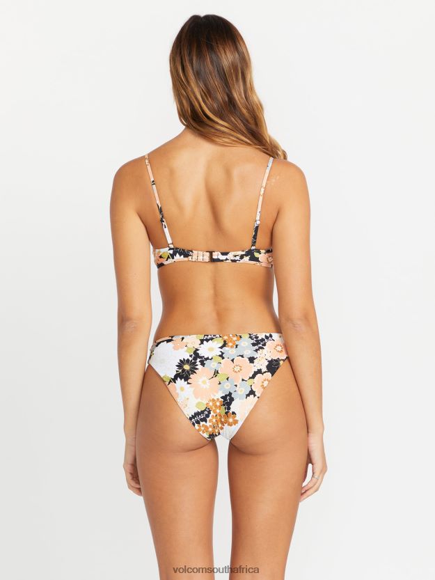 Z0ZR081060 Multi Women Gold Dust V Neck Bikini Top Volcom Clothing - Image 3
