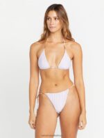 Z0ZR081067 Multi Women Ride The Wave Triangle Bikini Top Volcom Clothing - Image 3