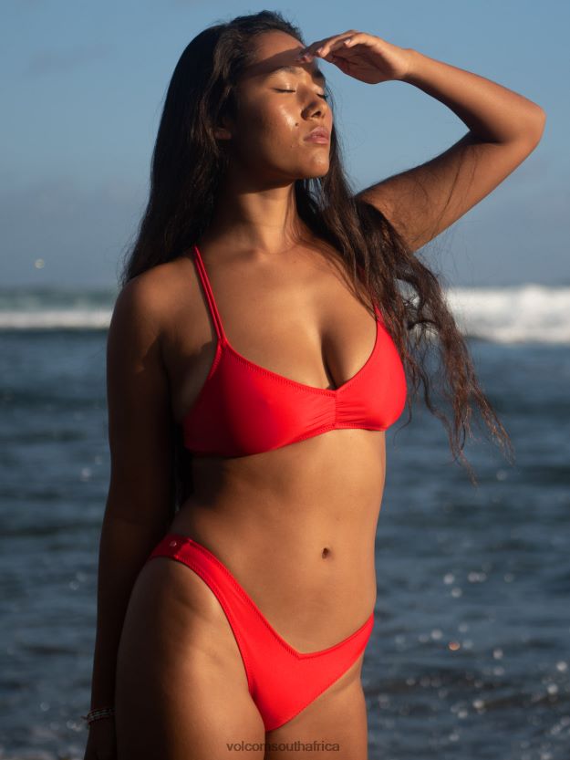 z0zr081073_candy_apple_women_simply_solid_v_neck_bikini_top_volcom_clothing.jpg Z0ZR081073 Candy Apple Women Simply Solid V-Neck Bikini Top Volcom Clothing - Image 1