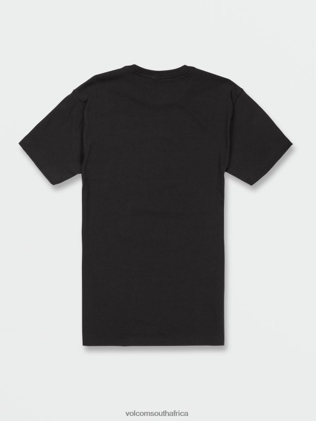 Z0ZR08107 Black Men Las Vegas Short Sleeve Tee Volcom Clothing - Image 2