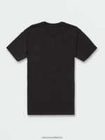 Z0ZR08107 Black Men Las Vegas Short Sleeve Tee Volcom Clothing - Image 3