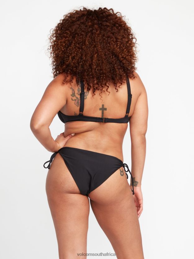 Z0ZR081084 Black Women Simply Seamless U-Wire Bikini Top Volcom Clothing - Image 11