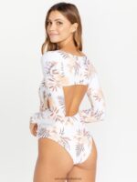 Z0ZR081087 White Women Coco One Piece Swimsuit Volcom Clothing - Image 3
