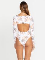 Z0ZR081087 White Women Coco One Piece Swimsuit Volcom Clothing - Image 10