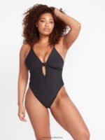 Z0ZR081091 Black Women Simply Seamless One Piece Volcom Clothing - Image 5