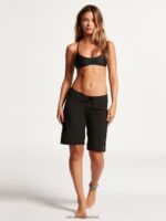 Z0ZR081092 Black Women Simply Solid 11" Boardshorts^Black Volcom Clothing - Image 6