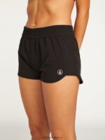 Z0ZR081095 Black Women Simply Solid 2" Boardshorts^Black Volcom Clothing - Image 4