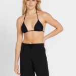 Z0ZR081097 Black Women Simply Solid 11" Boardshorts^Black Volcom Clothing