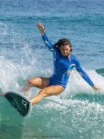 Z0ZR081108 Navy Women Modulator 1mm Long Sleeve Back Zip Wetsuit Volcom Clothing - Image 2
