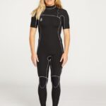 Z0ZR081110 Black Women Modulator 2mm Short Sleeve Wetsuit Volcom Clothing
