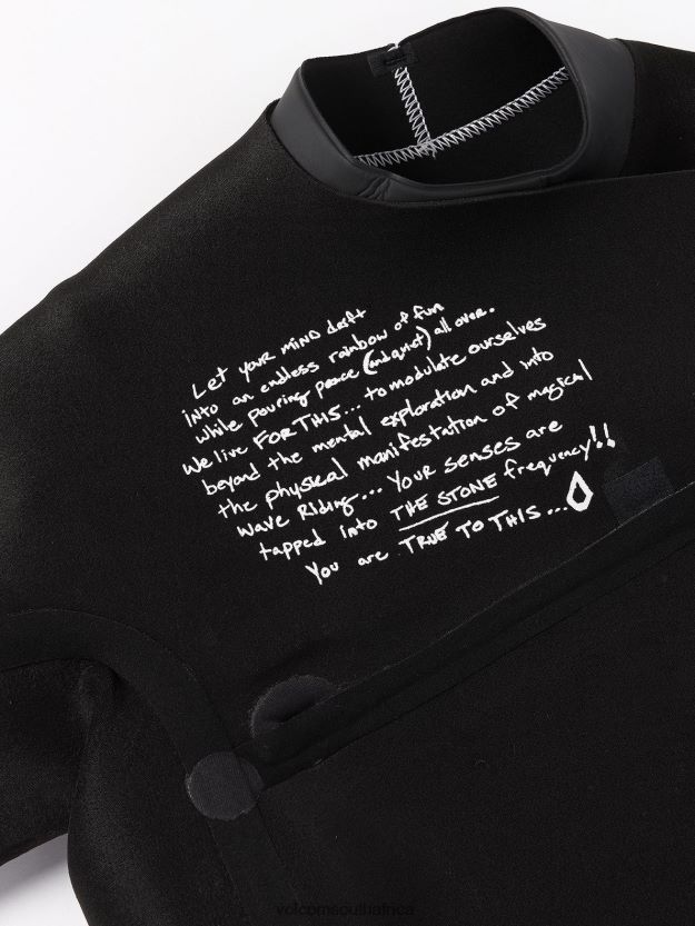 Z0ZR081110 Black Women Modulator 2mm Short Sleeve Wetsuit Volcom Clothing - Image 5