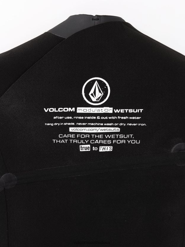 Z0ZR081110 Black Women Modulator 2mm Short Sleeve Wetsuit Volcom Clothing - Image 6