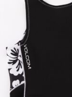 Z0ZR081113 Black Women Modulator 1mm Front Zip Short John Wetsuit Volcom Clothing - Image 20