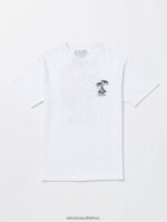 Z0ZR081114 White Boys Glassy Daze Short Sleeve Tee Volcom Clothing