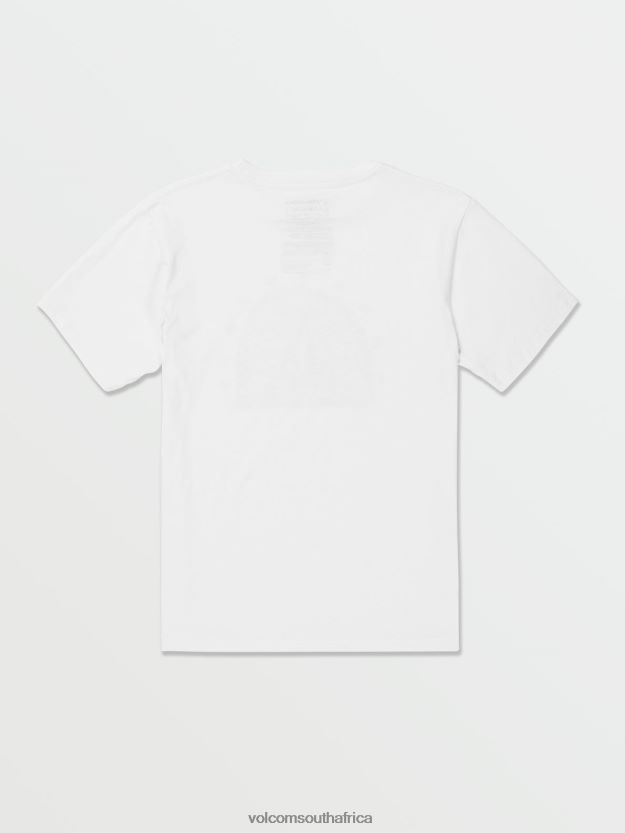 Z0ZR081116 White Boys Crisp Stone Short Sleeve Tee Volcom Clothing - Image 6