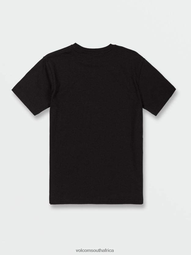 Z0ZR081117 Black Boys Crisp Stone Short Sleeve Tee Volcom Clothing - Image 5