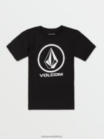 Z0ZR081117 Black Boys Crisp Stone Short Sleeve Tee Volcom Clothing - Image 6
