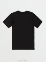 Z0ZR081117 Black Boys Crisp Stone Short Sleeve Tee Volcom Clothing - Image 8