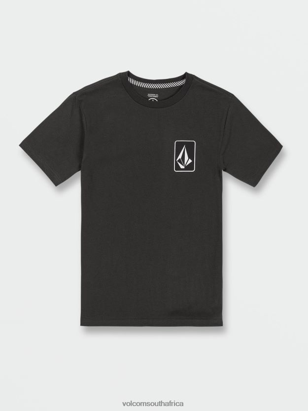 Z0ZR081119 Vintage Black Boys Originator Short Sleeve Tee Volcom Clothing - Image 13