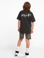 Z0ZR081119 Vintage Black Boys Originator Short Sleeve Tee Volcom Clothing - Image 7