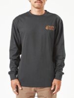Z0ZR08111 Black Men Workwear Long Sleeve Tee Volcom Clothing - Image 11