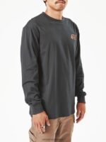 Z0ZR08111 Black Men Workwear Long Sleeve Tee Volcom Clothing - Image 5