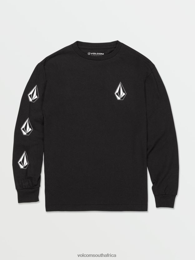 z0zr081124_black_boys_iconic_stone_long_sleeve_tee_volcom_clothing.jpg Z0ZR081124 Black Boys Iconic Stone Long Sleeve Tee Volcom Clothing - Image 1