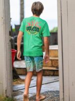 Z0ZR081128 Jungle Green Boys Heater Short Sleeve Tee Volcom Clothing - Image 2