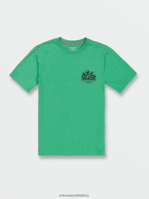 Z0ZR081128 Jungle Green Boys Heater Short Sleeve Tee Volcom Clothing - Image 7
