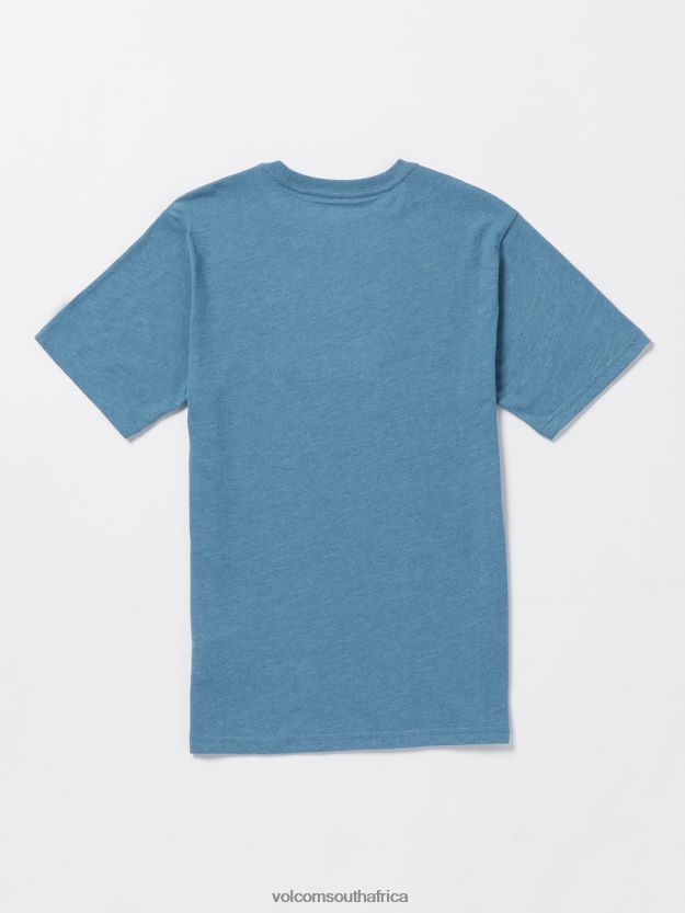 Z0ZR081129 Indigo Ridge Heather Boys Molcher Dip Dye Short Sleeve Tee Volcom Clothing - Image 2