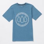 Z0ZR081129 Indigo Ridge Heather Boys Molcher Dip Dye Short Sleeve Tee Volcom Clothing