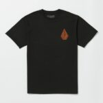 Z0ZR081139 Black Boys Iron91 Short Sleeve Tee Volcom Clothing