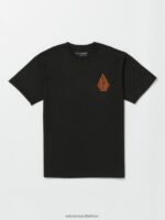 Z0ZR081139 Black Boys Iron91 Short Sleeve Tee Volcom Clothing